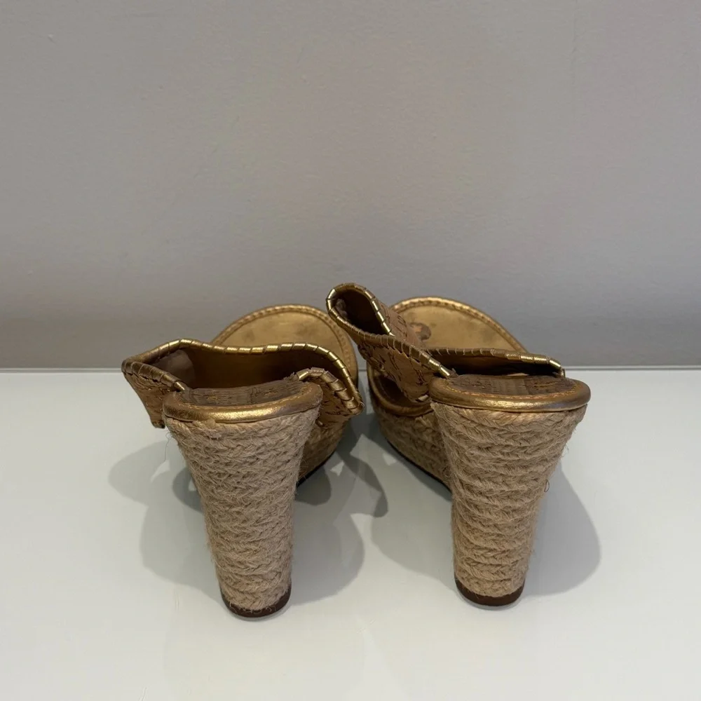 Jack Rogers Wedge Sandals Size 8